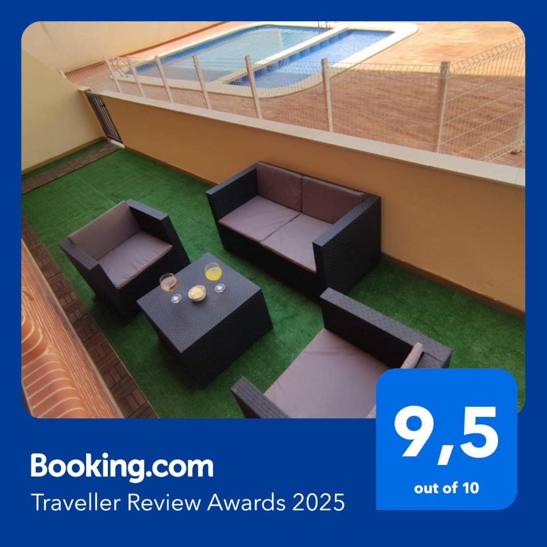 Apartamento Con Patio, Piscina Y Parking Privado El Campello Ngoại thất bức ảnh